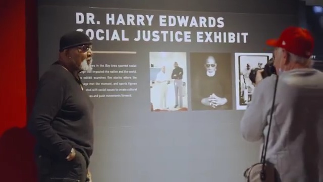 We surprised Dr. Harry Edwards for all the contributions he's made to social change by renaming part of our museum in his honor. #InspireChange | Inspire Change