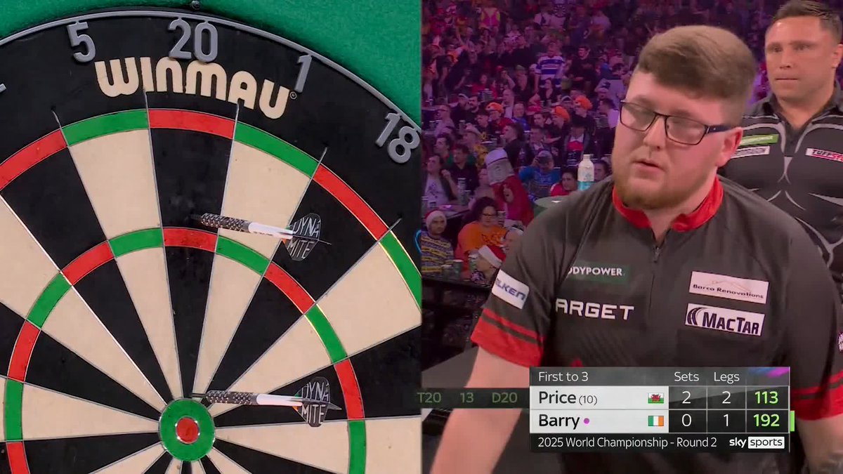 PRICE THRASHES BARRY! ❄️ Shades of the old Gerwyn Price as he blasts his way to a 3-0 win over Keane Barry! What a start for The Iceman! 📺 #WCDarts | R2