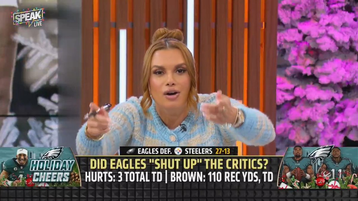 .Joy Taylor doesn't like being gaslit Eagles... 😅 #FlyEaglesFly