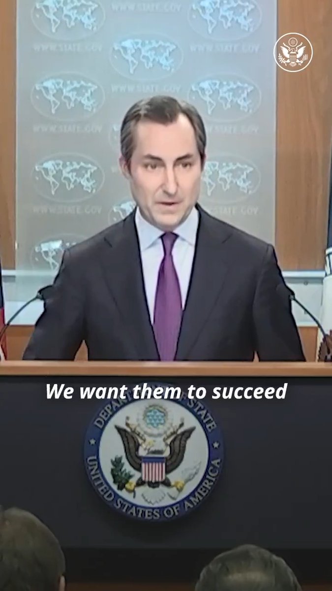Our message to the Syrian people is this: We want them to succeed and we are prepared to help them do so.