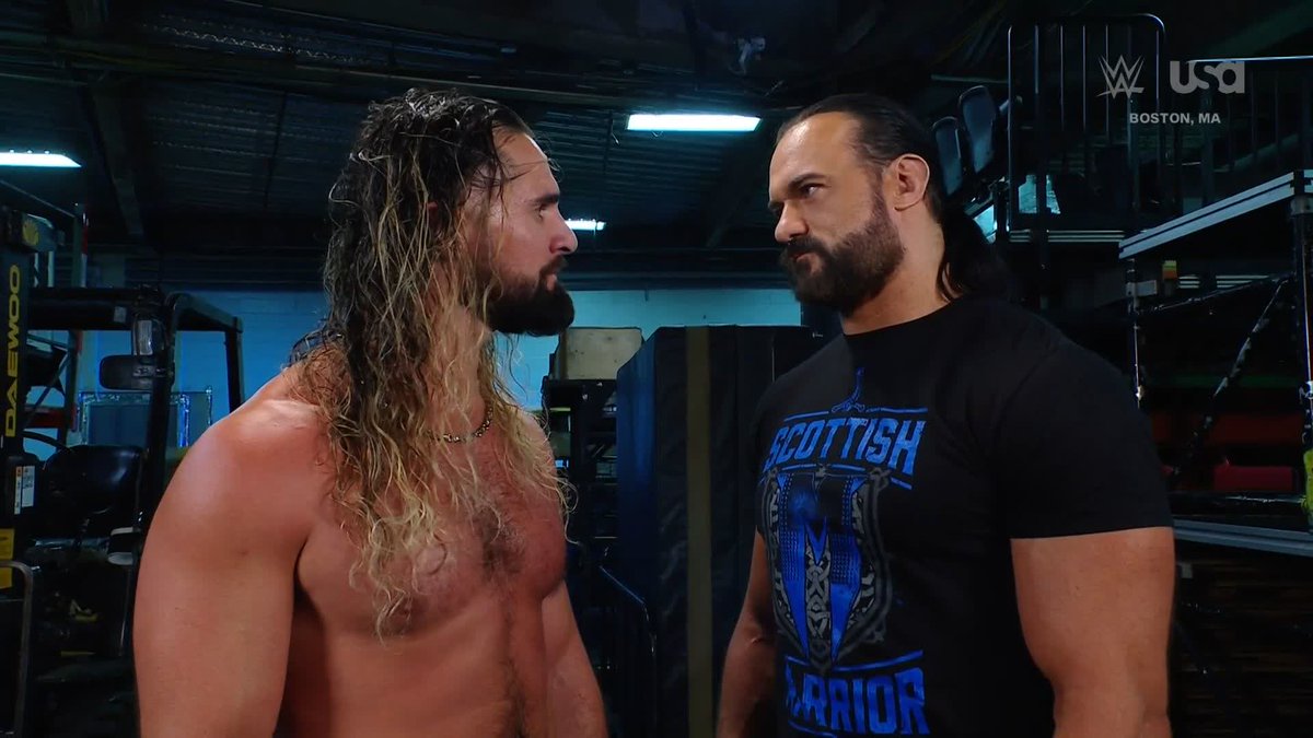 ROLLINS 👀 McINTYRE #WWERaw