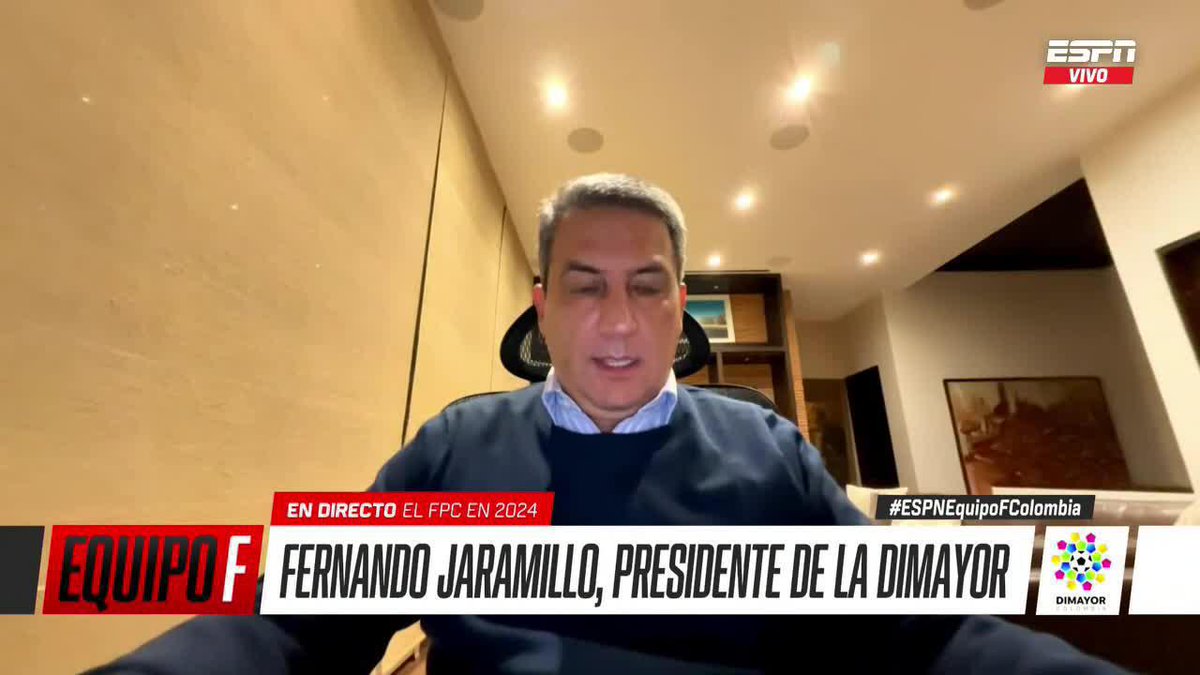 #ESPNEquipoFColombia | Los que más saben de fútbol Nos acompaña Fernando Jaramillo, Presidente de la DIMAYOR "Si no fuera por la Policia estaríamos hablando de UNA TRAGEDIA, no podemos estar sin ellos en un estadio" ▶️ No te pierdas EQUIPO F por #DisneyPlus