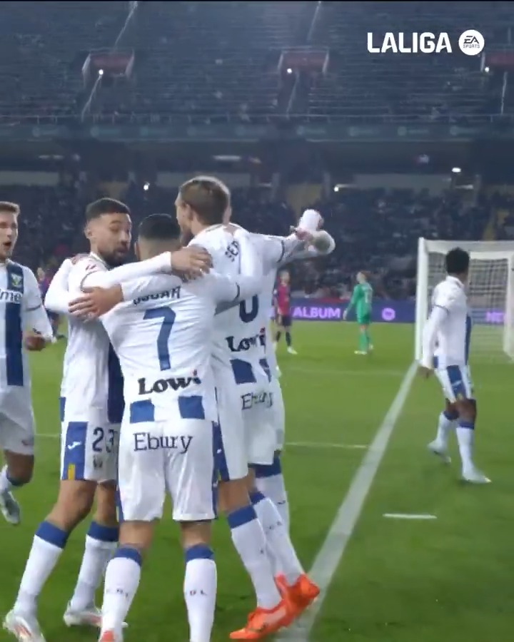 👏🥒 Un cabezazo que vale una victoria para la historia pepinera. Sergio González x C.D. Leganés #LALIGAEASPORTS | #LALIGAHighlights