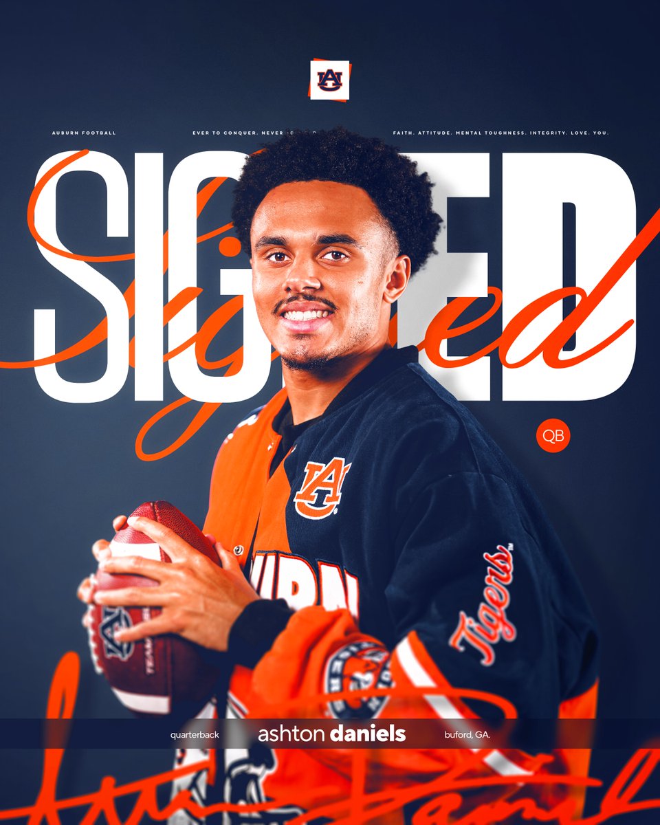 🖊️ 𝐒𝐈𝐆𝐍𝐄𝐃 · ashton The QB room keeps getting better 📈