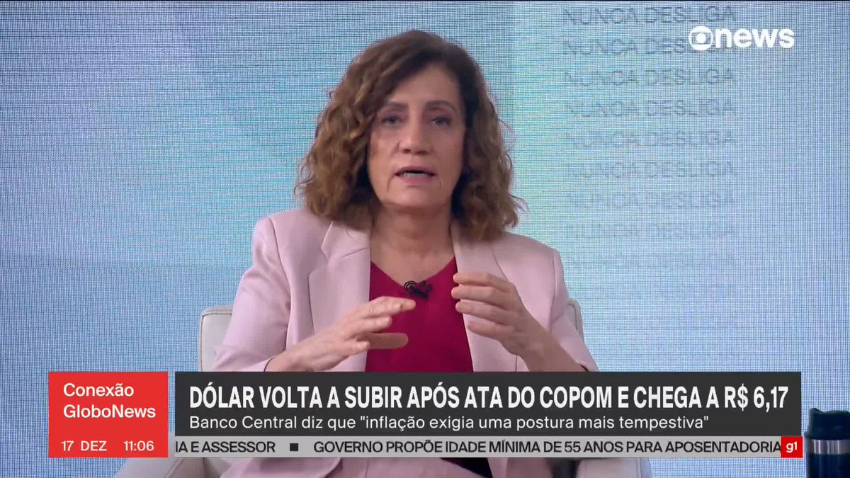 “Houve um tempo que a gente chama isso de ataque especulativo, porque não tem nenhuma relação com os fatos. Concretamente não está acontecendo esse fim de mundo que o mercado financeiro está vendo. (...) O pacote fiscal faz mudanças de fato, no ritmo de crescimento das despesas, o país vai ter esse ano metade do déficit público que o mercado imaginava no começo do ano. (...) Não houve uma deterioração grave que justificasse esse resultado”, analisa Míriam Leitão sobre a alta do dólar. ➡ Assista à #GloboNews: #ConexãoGloboNews
