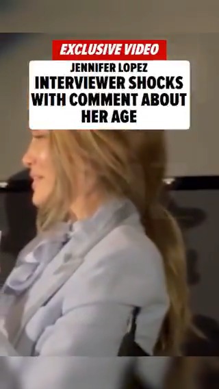 #JLo fans were left SHOCKED when, at a screening of her new film "Unstoppable," an interviewer made comments about her age 😳 Watch the full clip here: