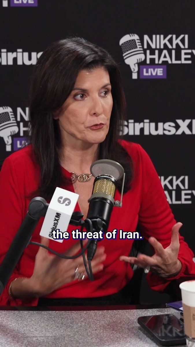 Iran is closer than ever to building a nuclear bomb. How do we stop this threat? #NikkiHaleyLive on SiriusXM Spotify Apple Podcasts.