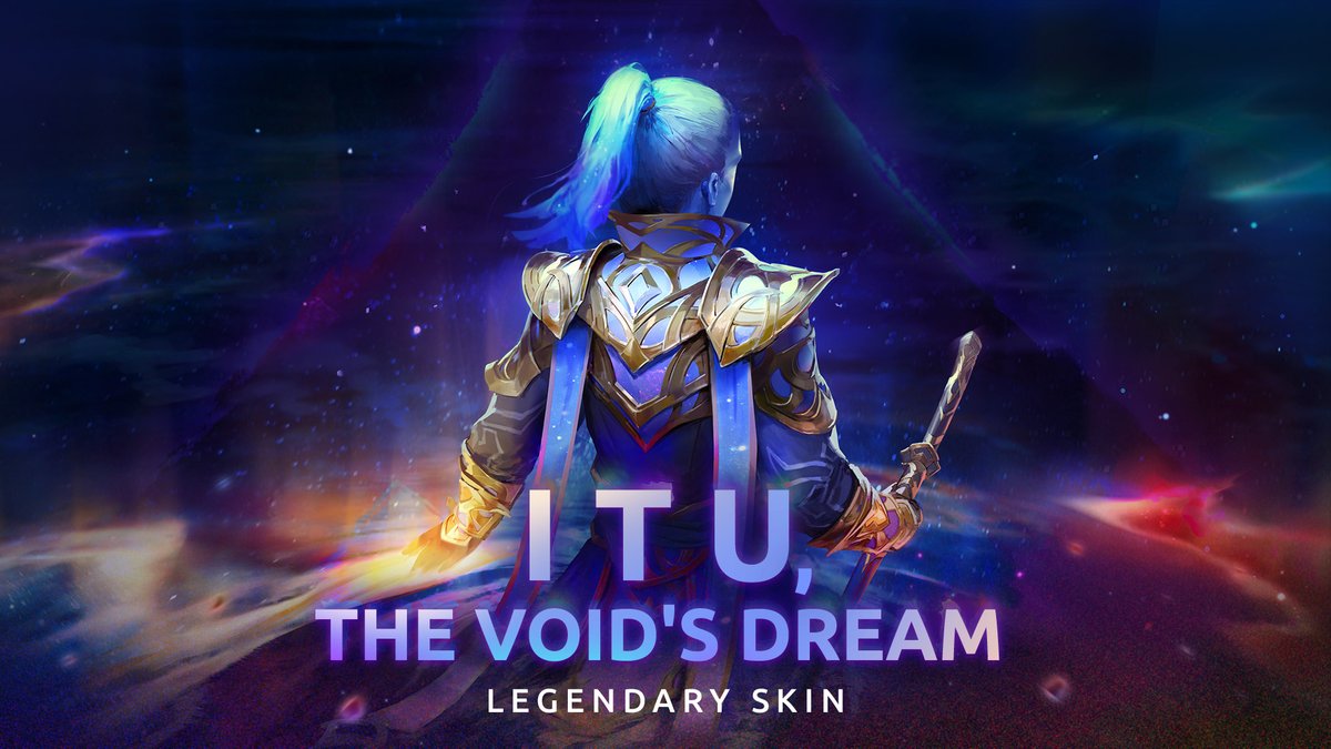✨ Forget the past and behold a new future with Itu’s legendary skin! 🌌 Altered abilities’ colors, an epic weapon, exclusive voiceover, victory pose and an emote available in-game on December 19 🌟