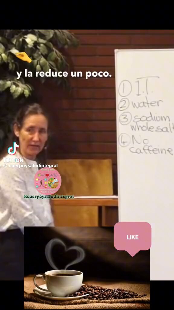 Peligro: La cafeína.
