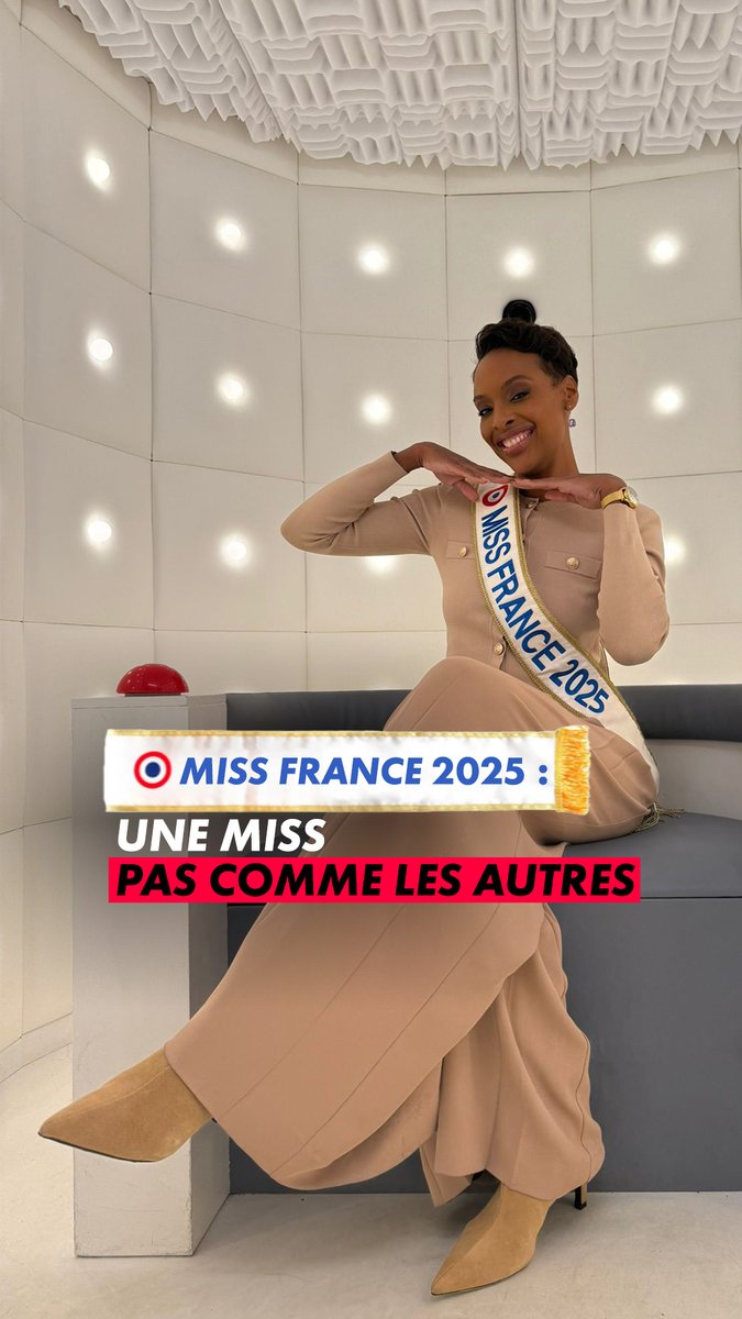 Elle est la première Miss Martinique à devenir Miss France, mais également la première trentenaire à remporter le concours. Angélique Angarni-Filopon est et restera #MissFrance2025 👑