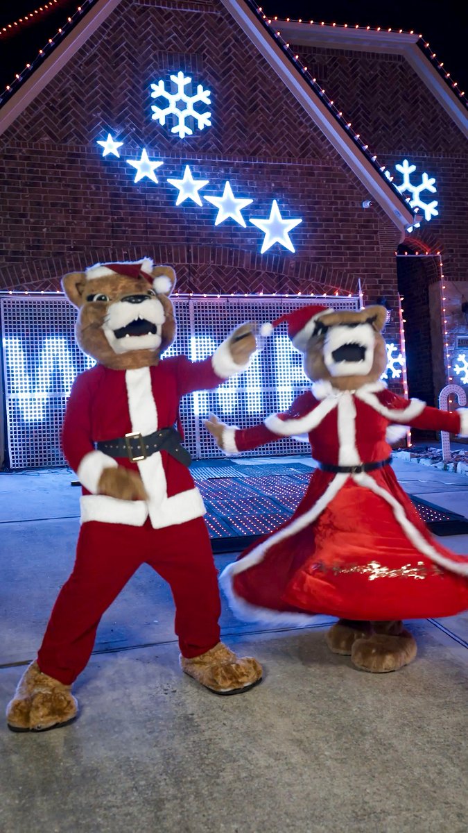 Cougar spirit shines bright! Happy holidays from our UH family to yours! ❄️🎉