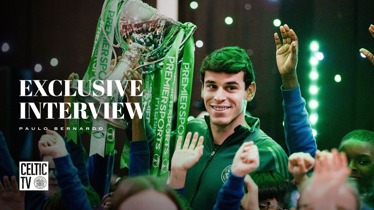 🍀 Paulo Bernardo joined Celtic FC Foundation's Christmas Party at Celtic Park, bringing festive cheer to local schoolchildren while proudly showing off the #PremierSportsCup 🎄 The midfielder also spoke to Celtic TV to reflect on Sunday’s cup triumph at Hampden 🏆 #CelticFC🍀