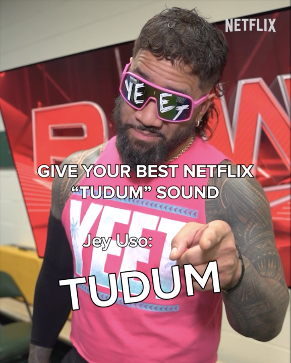 WWE Superstars do the Tudum. WWE RAW is coming to Netflix starting January 6 at 8 PM ET | 5 PM PT!