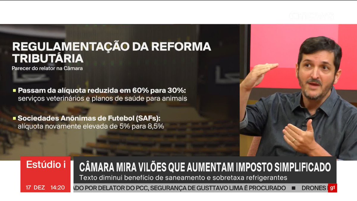 .Daniel Sousa explica como fica a proposta da reforma tributária após mudanças na Câmara. ➡ Assista ao #Estúdioi: #GloboNews