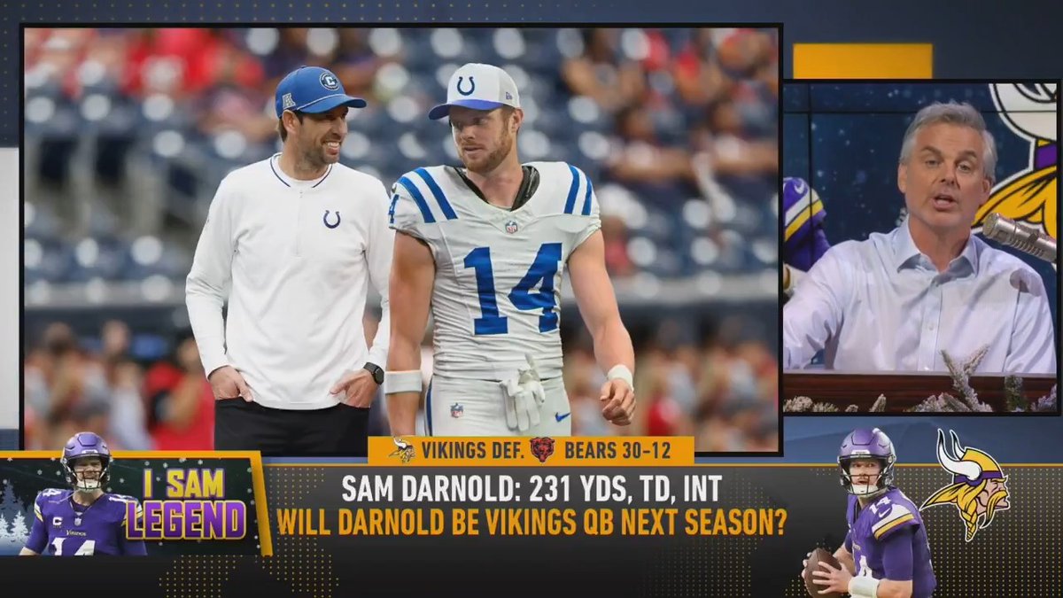"There is one place where Sam Darnold can go and it's going to look closest to this." — @ColinCowherd makes the case for the Indianapolis Colts