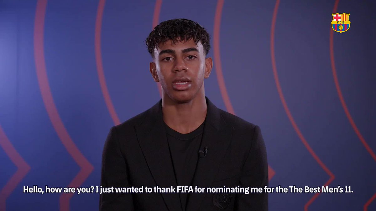 🎙️ Lamine Yamal's words after being selected in The Best FIFA Men's 11!