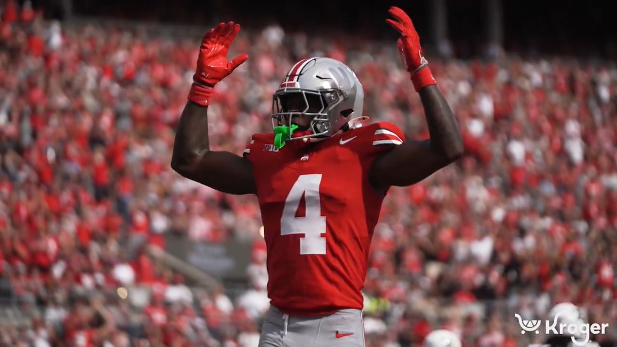 "Our goal is to go undefeated in the postseason and go win a National Championship." - Jeremiah Smith 𝗕𝘂𝗰𝗸𝗲𝘆𝗲 𝗠𝗼𝗺𝗲𝗻𝘁𝘀 presented by @Kroger #GoBucks