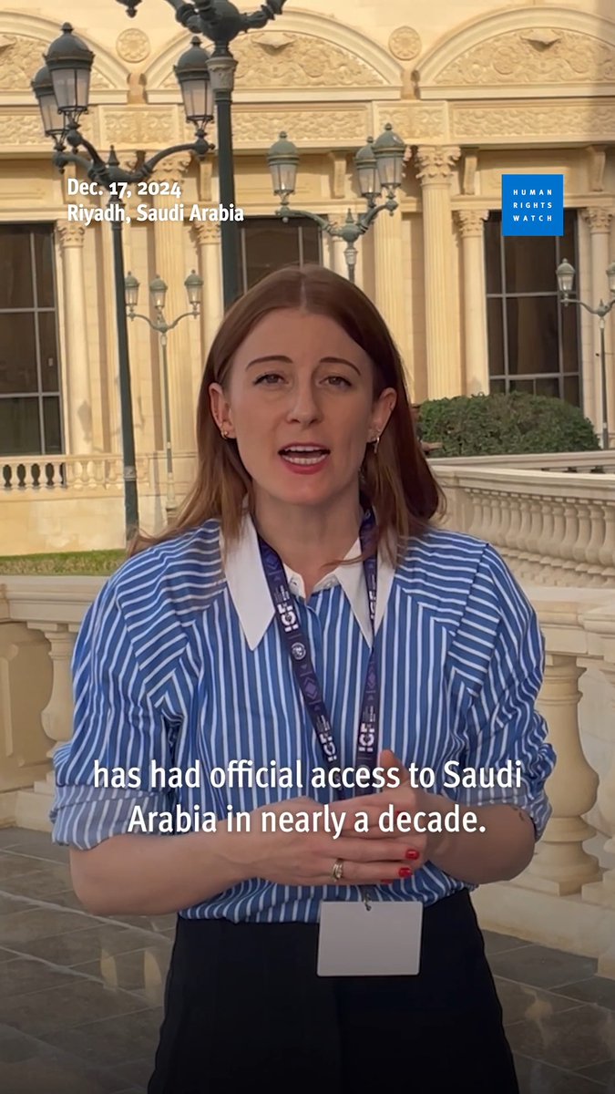 For the first time in nearly a decade, Human Rights Watch has official access to Saudi Arabia. HRW's Joey Shea is in Riyadh for the 19th Annual Internet Governance Forum. Learn more ⤵️