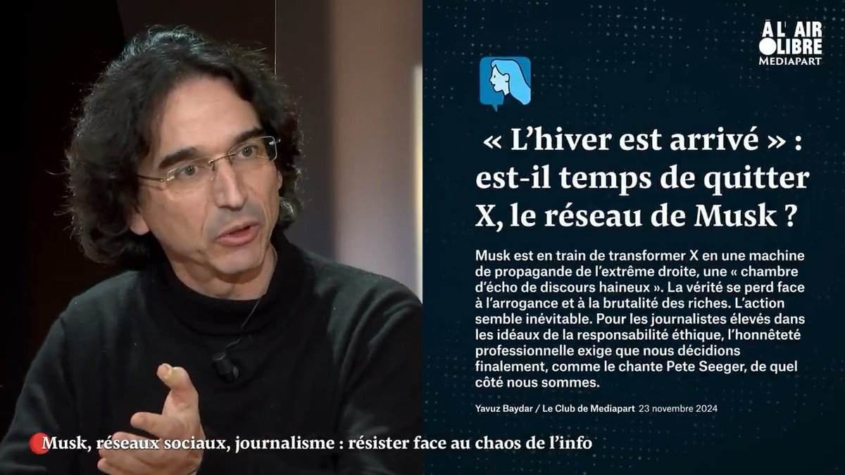 « L’idée de HelloQuitteX, c’est de quitter ce réseau qui devient dangereux et d’organiser la migration automatique vers d’autres plateformes comme BlueSky ou Mastodon » David Chavalarias sur l’initiative Escape-X FR Notre émission en accès libre ➡️