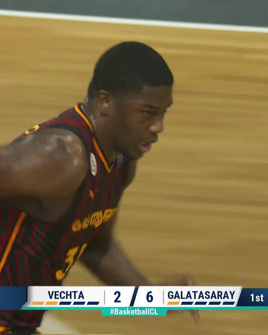 *chef's kiss 🤌 Art of pick-and-roll at its finest 😍 #BasketballCL | Galatasaray MCT Technic