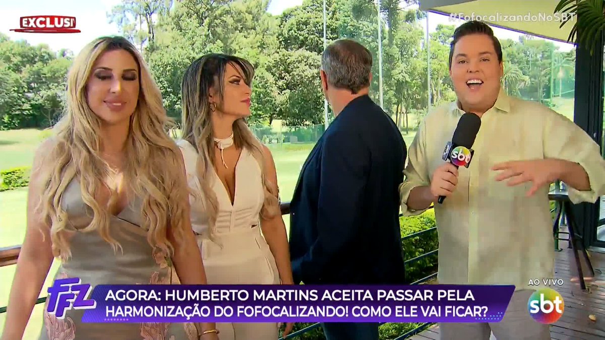 🚨VEJA: Humberto Martins mostra resultado de harmonização facial em programa de TV.