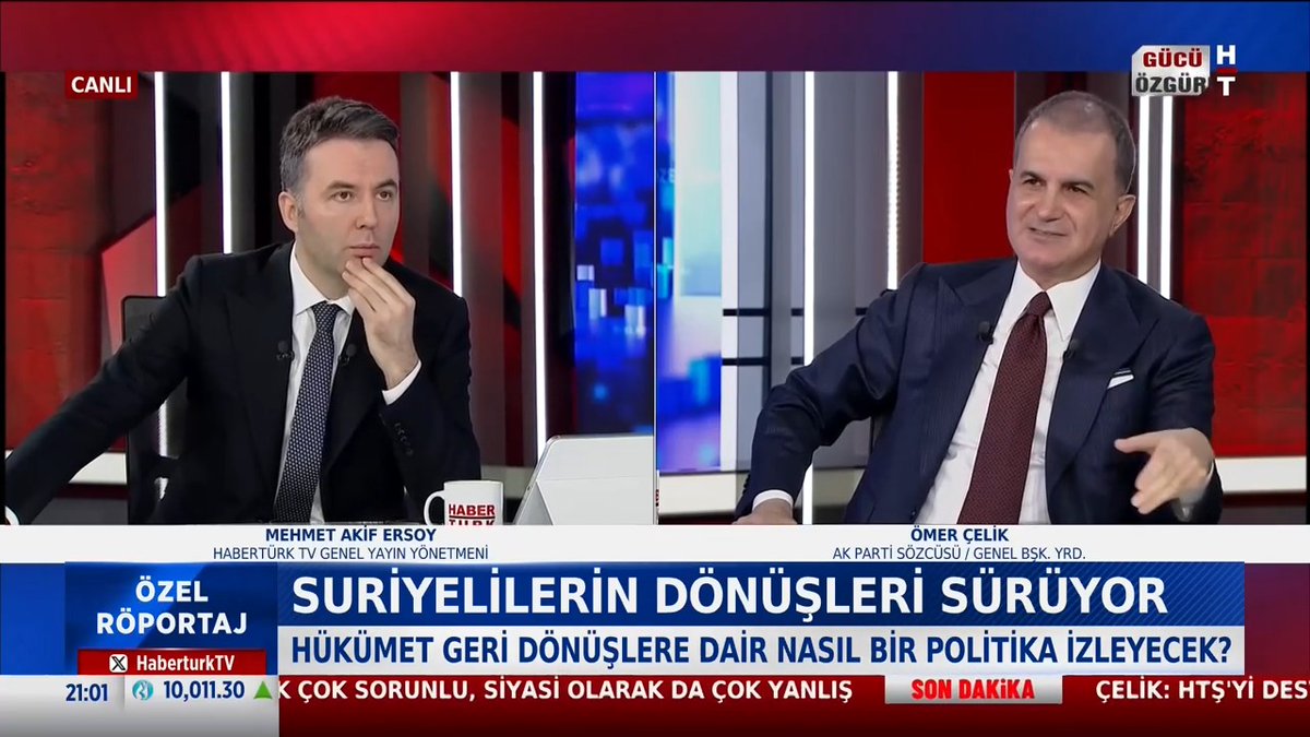 AKP Sözcüsü Ömer Çelik: -Obama, 2014'te Cumhurbaşkanımızı aradı 'Kobane için ne yapabiliyorsanız yapın' dedi. O dönem peşmergenin geçişini PKK engellemeye çalıştı. -Gönüllü geri dönüşten yanayız. Dönen Suriyelilerin üzerine kapıyı kapatacak değiliz.