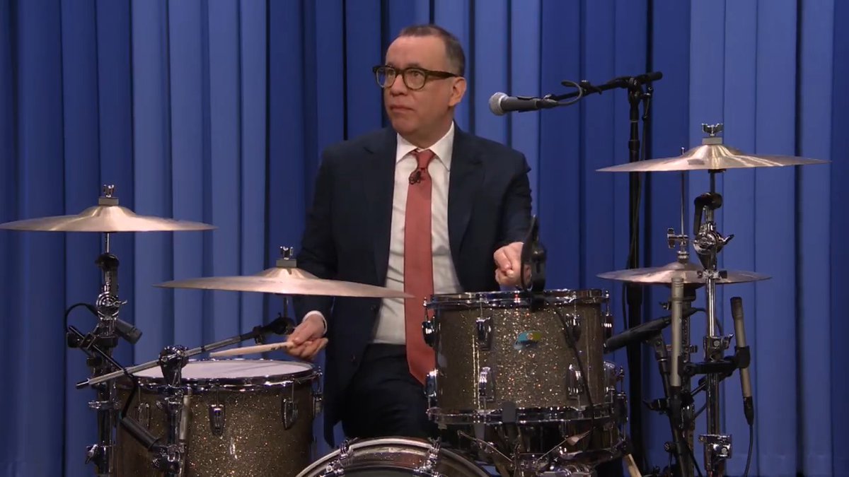 Fred Armisen explains the makings of a great drum solo. #FallonTonight