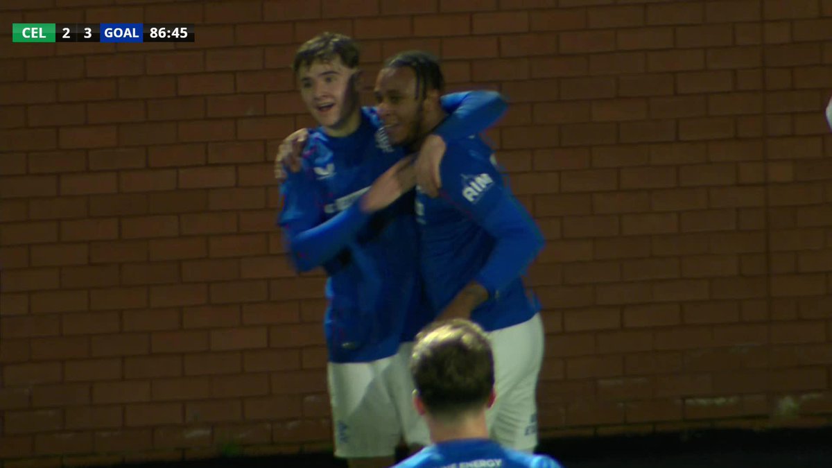 Zak Lovelace may have just won the Glasgow Cup for Rangers! 🔵 It's 3-2 with the clock winding down 👀 Rangers Football Club Rangers Academy