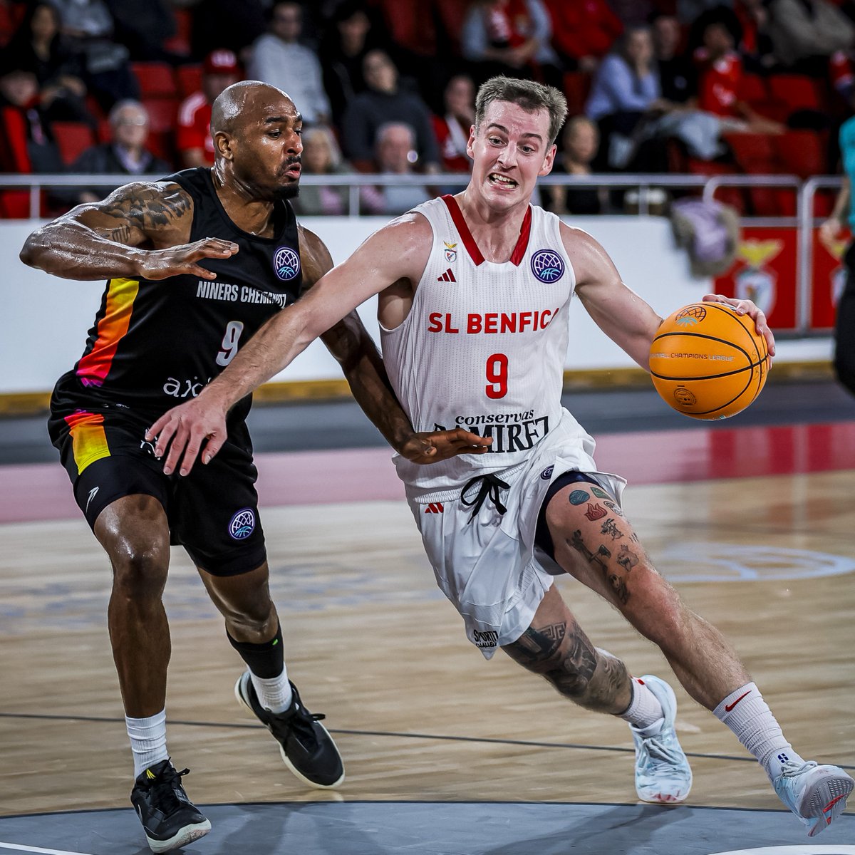 📈📉 List of players with 30-10 games in #BasketballCL this season: Trey Drechsel (34pts, 11reb) That's all, thanks.