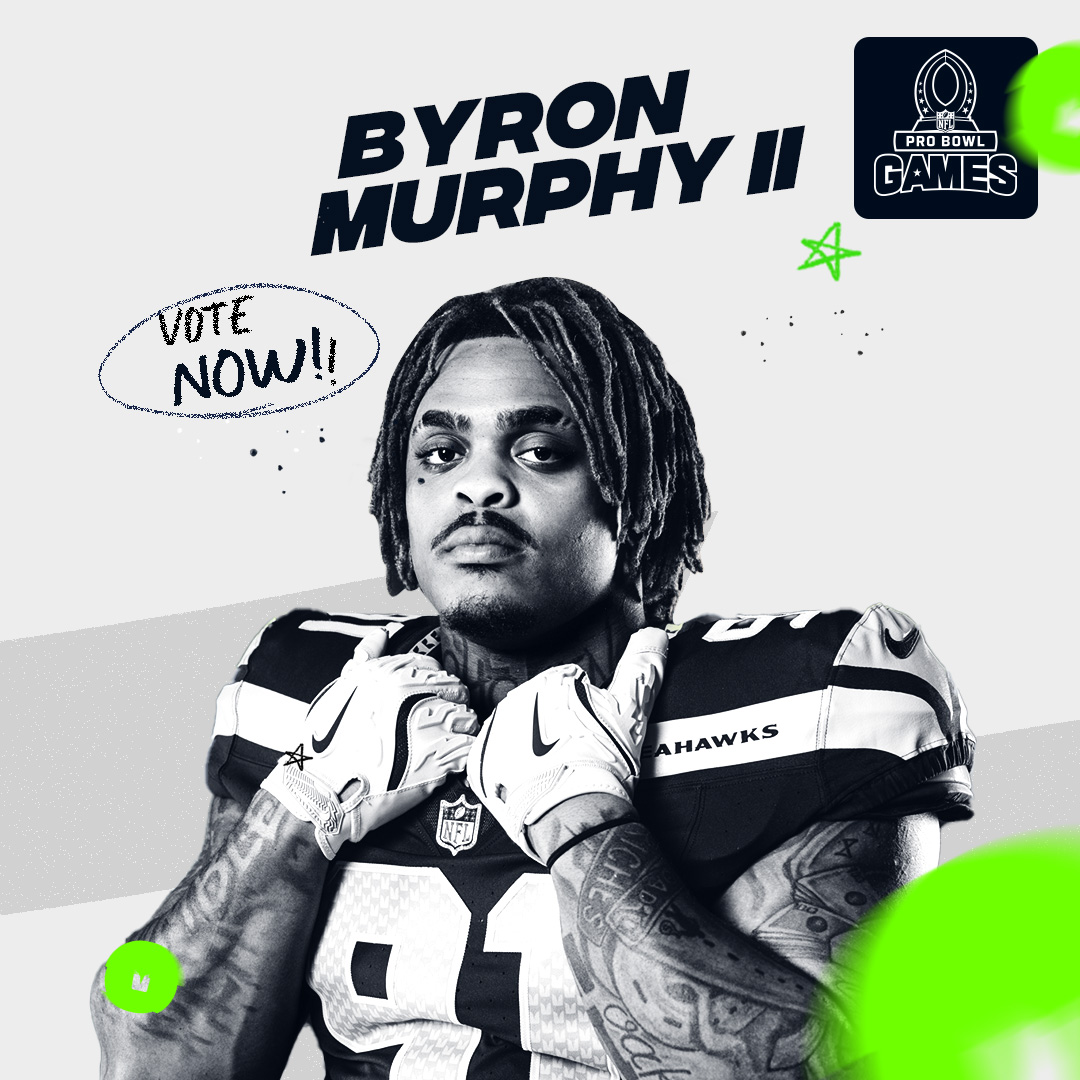 Just the beginning for 9️⃣1️⃣. #ProBowlVote + Byron Murphy II