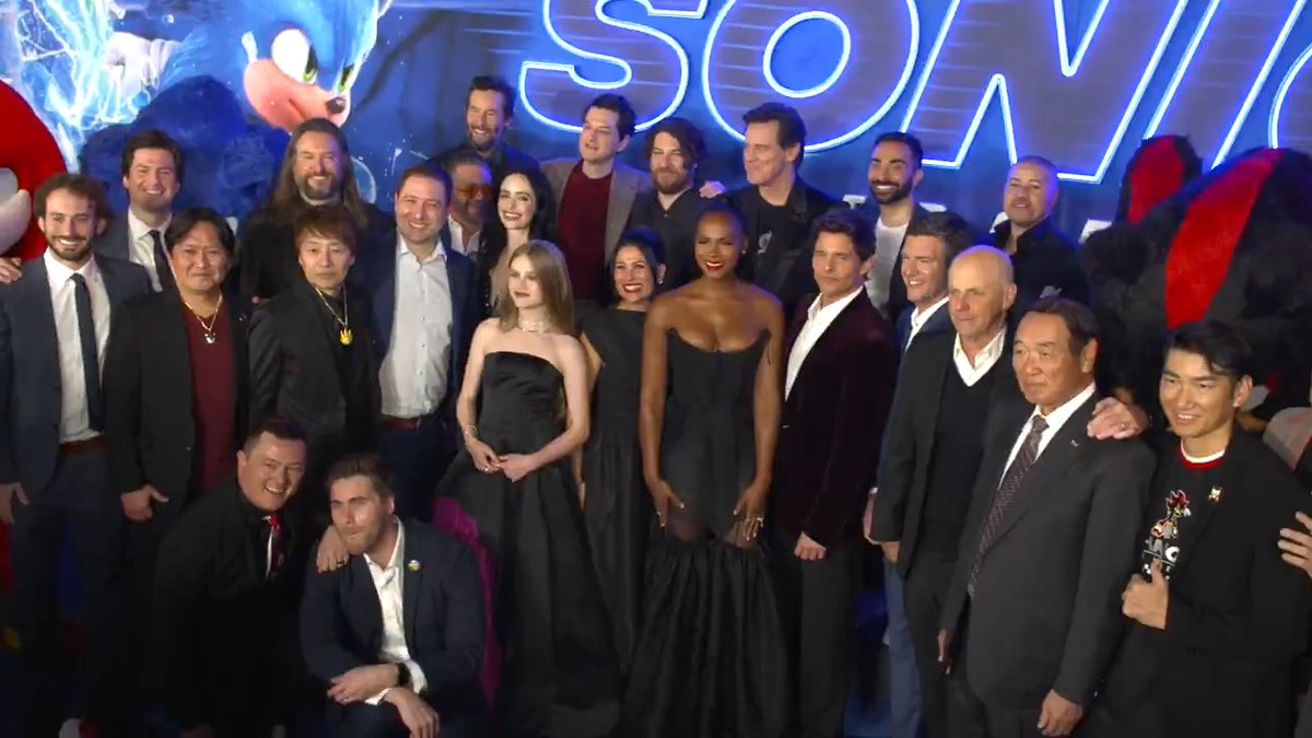 The LA premiere of #SonicMovie3 was ⚡️ELECTRIC⚡️
