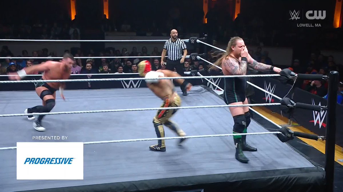 NEVER. SLOW. DOWN. Nathan Frazer is showing out! 😮‍💨 #WWENXT