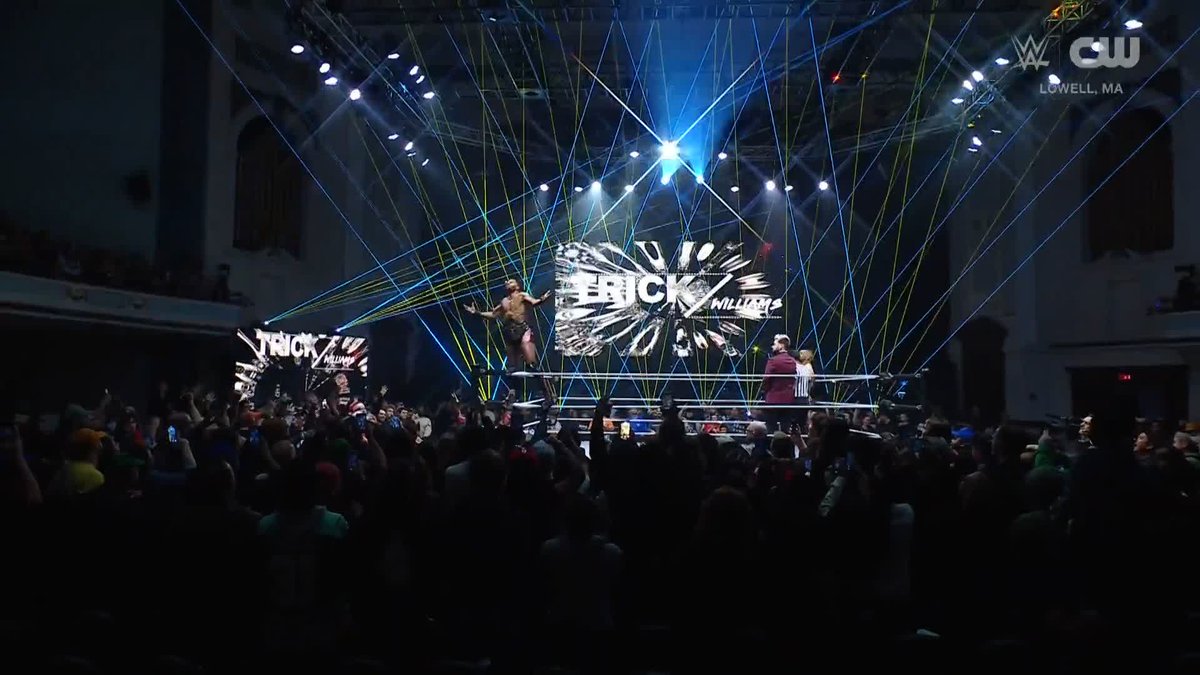 Lowell has come unglued! 😳 Trick Williams has arrived to the main event!! 🔥 #WWENXT