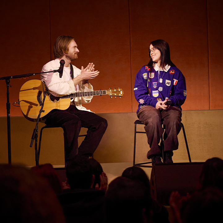 Artist of the Year Live with billie eilish and FINNEAS is now available to stream on Apple Music. Watch the exclusive live set here: