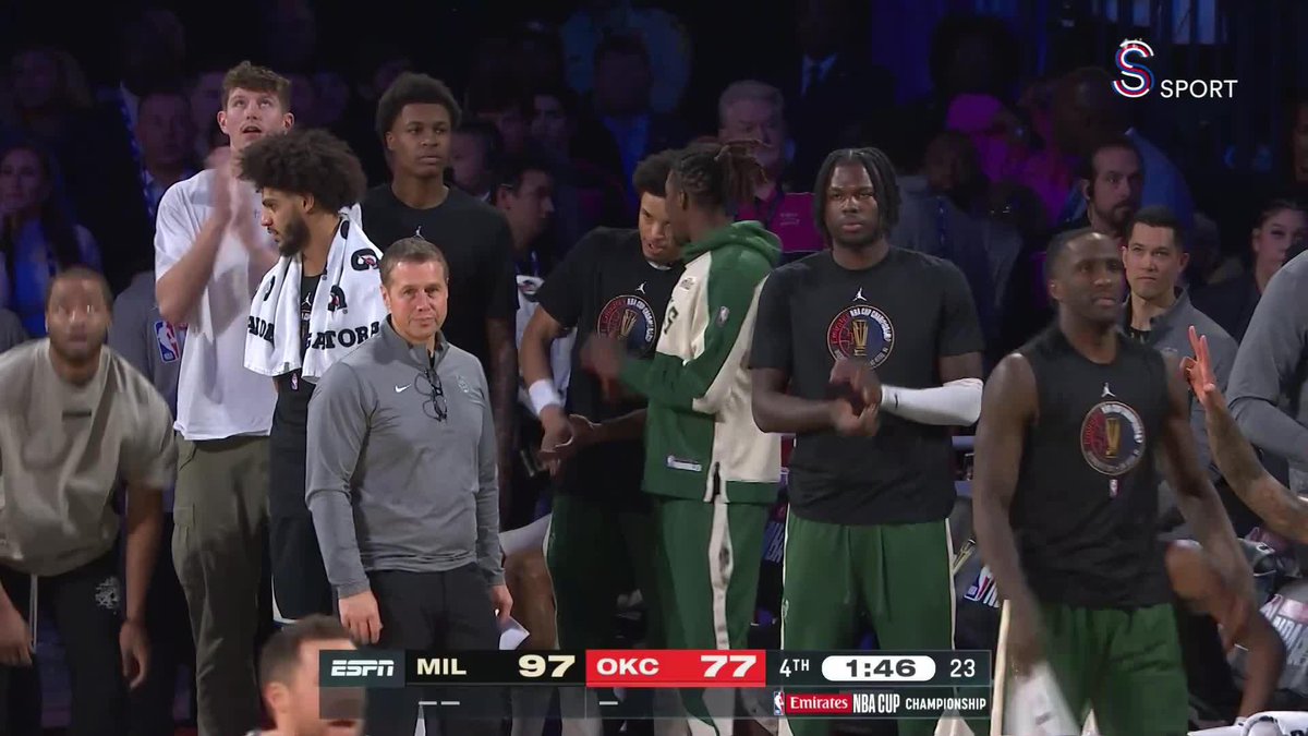 😎 Giannis Antetokounmpo SAHANIN HER YERİNDE! #EmiratesNBACup