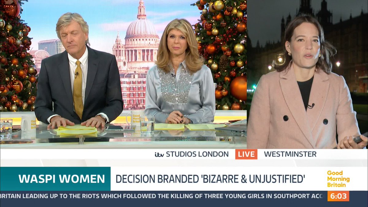 Labour will not pay compensation to 3.8 million Waspi women, Liz Kendall announces. Campaigners have told GMB that the government’s announcement of no compensation has come as a “nasty shock”. Louisa James reports.