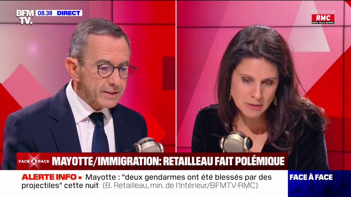 💬 "Ils ne sont pas racistes" Bruno Retailleau affirme que "ce sont les Mahorais qui demandent" la fin du droit du sol