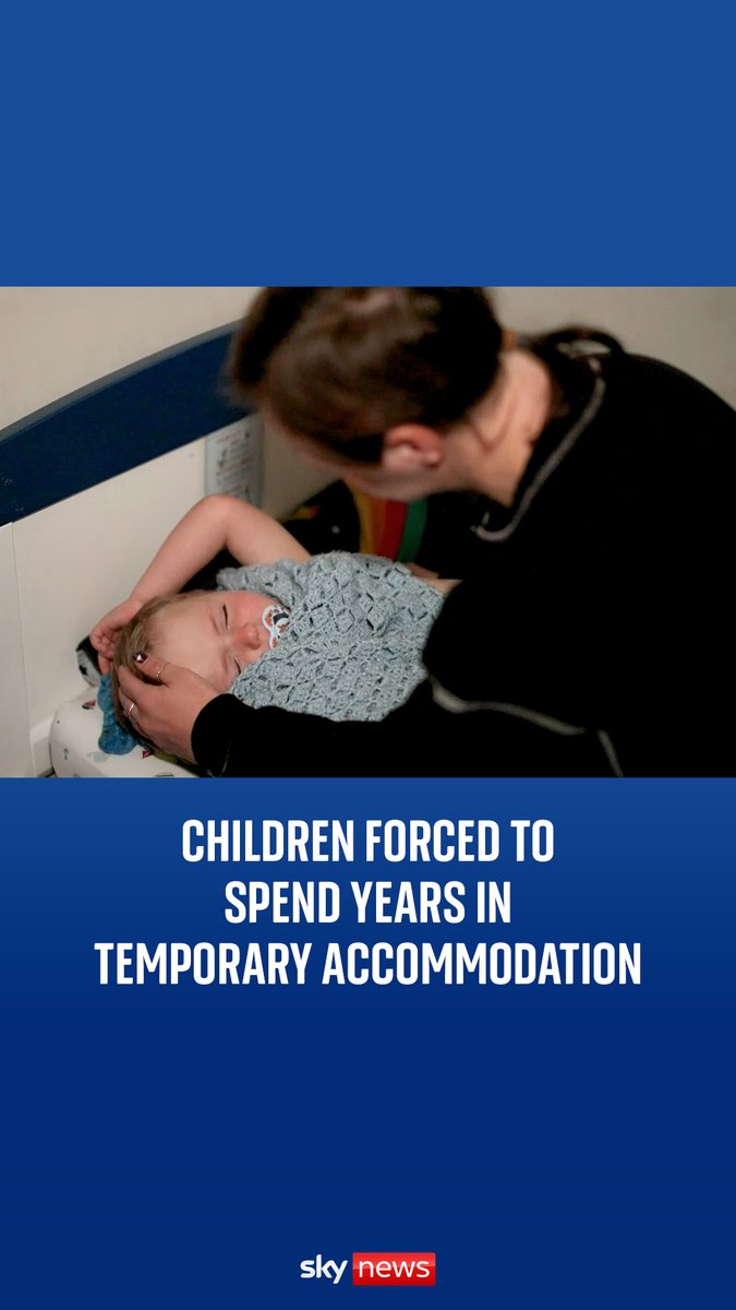 'He always asks why do we only have one room?' Adele Robinson has investigated how some children in the UK are spending up to five and a half years in temporary accommodation Full story ➡️