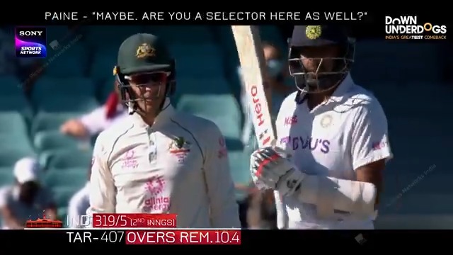 SONY SPORTS SPECIAL FOR ASHWIN 🐐 - The famous Sydney knock...!!!