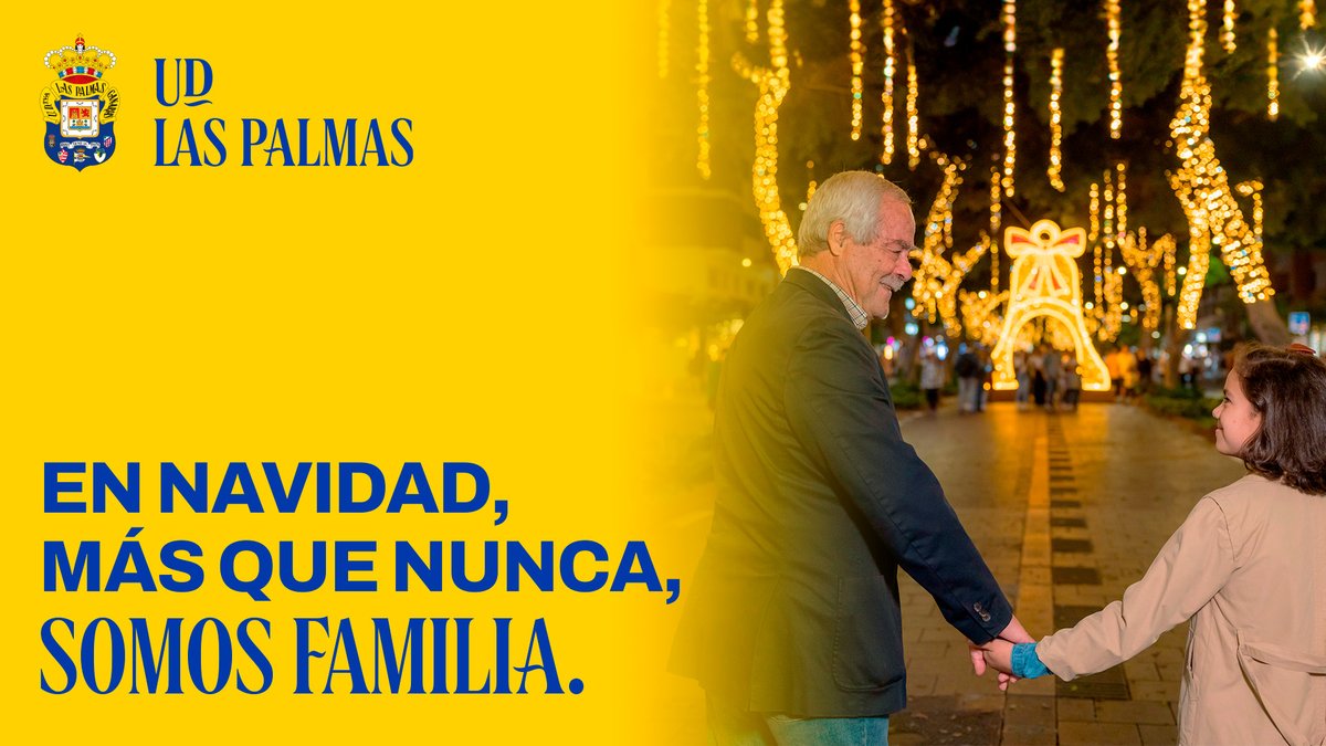 🎄 En Navidad, más que nunca, somos familia 🫶🏽 #LaUniónHaceLasPalmas #LaUniónDePorVida #75AniversarioUD #PíoPío #EnNavidadSomosFamilia