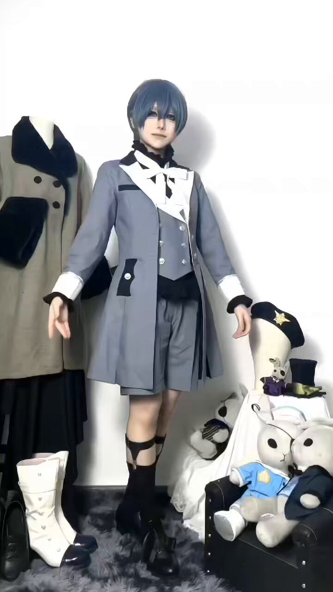哥哥回归套装 好喜欢这个选色的☺️ #黒執事 #blackbutler #兄シエル # #コスプレ #cosplay