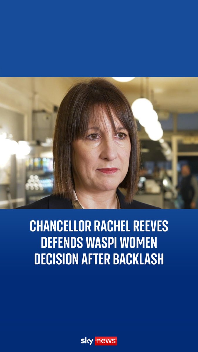 Chancellor Rachel Reeves defends Waspi women decision. The chancellor was pictured back in 2020 backing the Waspi women's campaign "for state pension justice", but now defends the government's decision not to compensate them