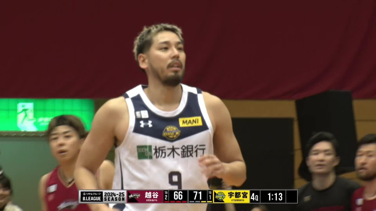 12/18(水)試合終了 ブレックス 71 - 69 越谷 越谷に連続で得点を許し同点とされるも、#18 鵤の得点、そして勝負所の#9 遠藤の3Pシュートで再びリードし、越谷との激闘を71-69で制す！ 本日も勝利の後押しをありがとうございました！ ▼バスケットLIVE見逃し配信 #MoveOn #BREX