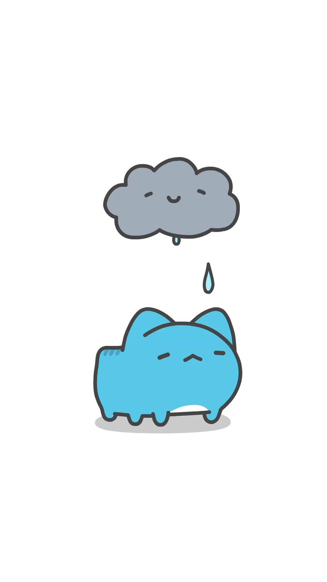 Bubble tea rain 珍珠奶茶雨 #カプー #capoo #咖波