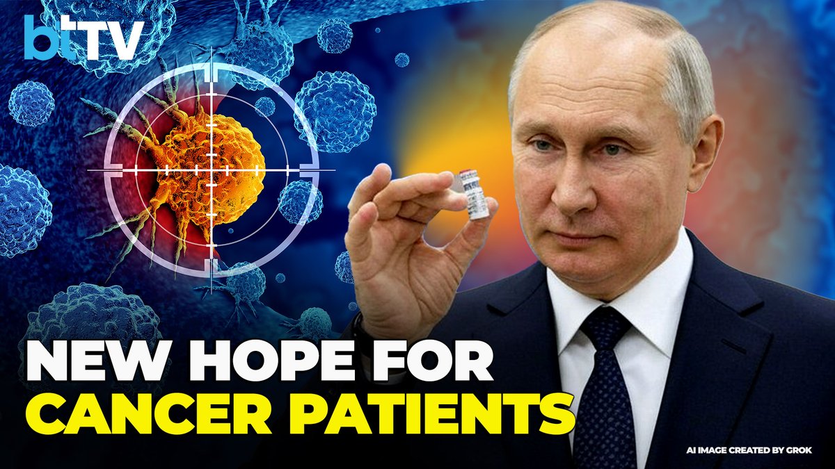 Russian Scientists claim big Oncology breakthrough, develop new anti-cancer vaccine Watch: | #CancerVaccine #AIInMedicine #HealthcareInnovation #CancerBreakthrough #OncologyNews