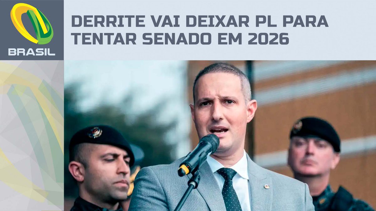 Derrite vai deixar o PL de Bolsonaro para disputar Senado ou Governo de São Paulo em 2026