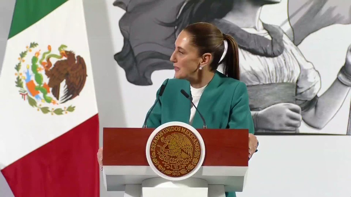 #EnLaMañanera | La presidenta Claudia Sheinbaum presenta el himno al migrante, como un regalo para los mexicanos que están en #EU: “siempre aquí está su casa”