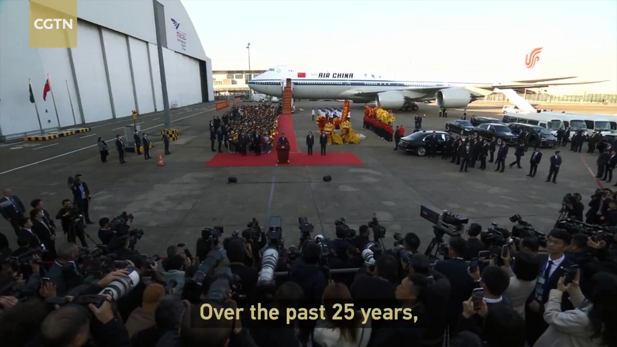 Chinese President #XiJinping lauds Macao's application of "One Country, Two Systems" #MacaoSAR25years