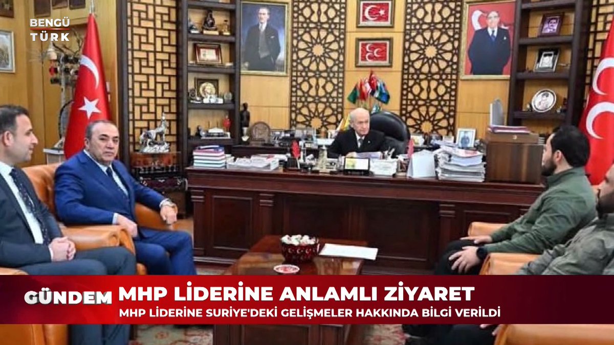 MHP LİDERİNE ANLAMLI ZİYARET