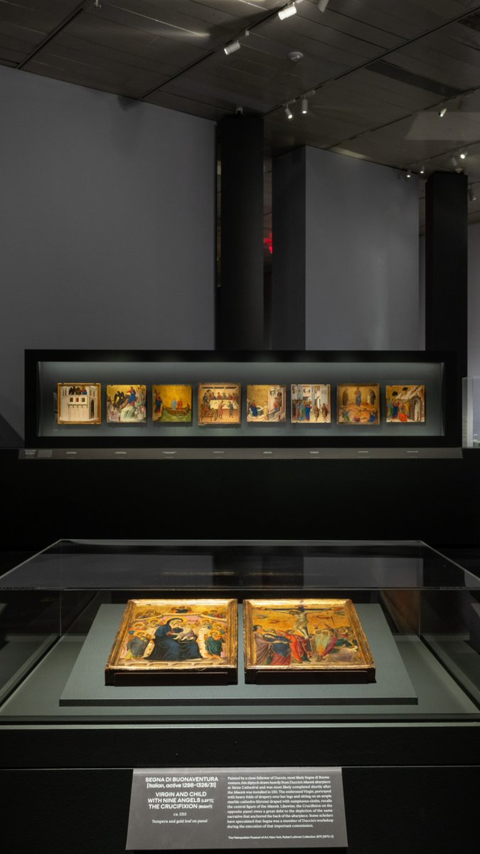 Take a closer look at Duccio's Maestà, the celebrated Sienese altarpiece that unites masterpieces from The Met, the National Gallery, London, and museums and collections around the world. Met Curator Stephan Wolohojian and Caroline Campbell, Director of the National Gallery of Ireland, explore the intricate panels that defined Siena's cathedral created during a pivotal moment in Italian Renaissance art. Discover this extraordinary work and more in "Siena: The Rise of Painting, 1300–1350," on view at The Met through January 6, 2025, and at the National Gallery, starting March 8, 2025.